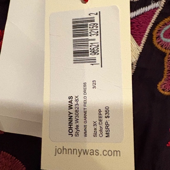 Johnny Was Garnet Field Dress 3X - Picture 4 of 7